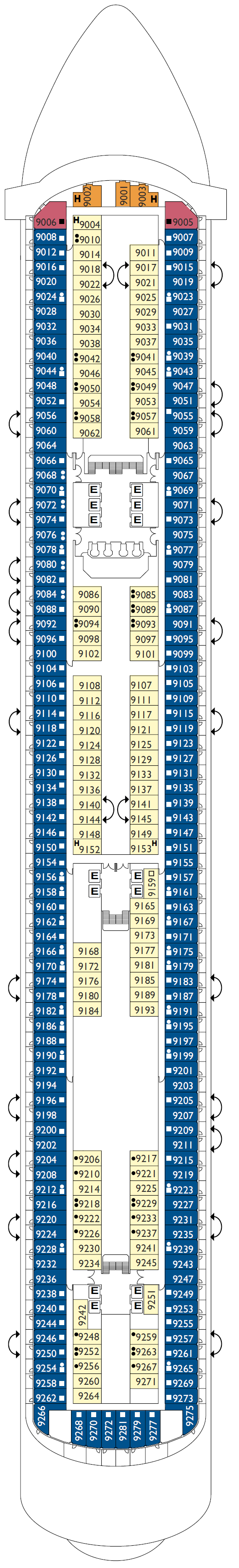 deck plan 7381