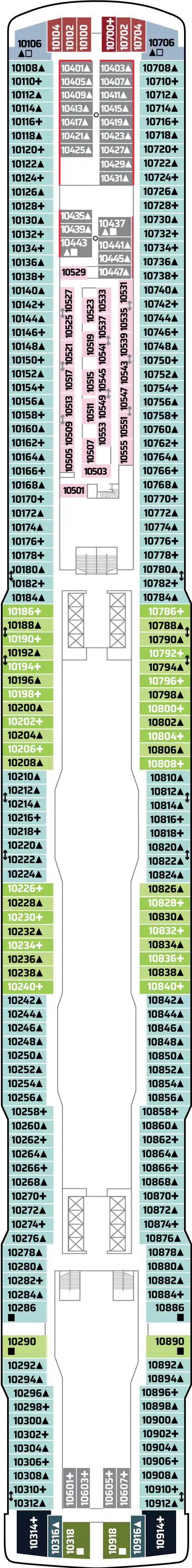 deck plan 7295