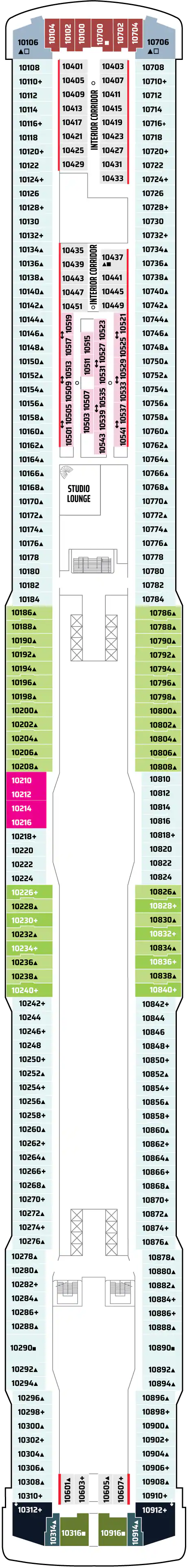 deck plan 5761