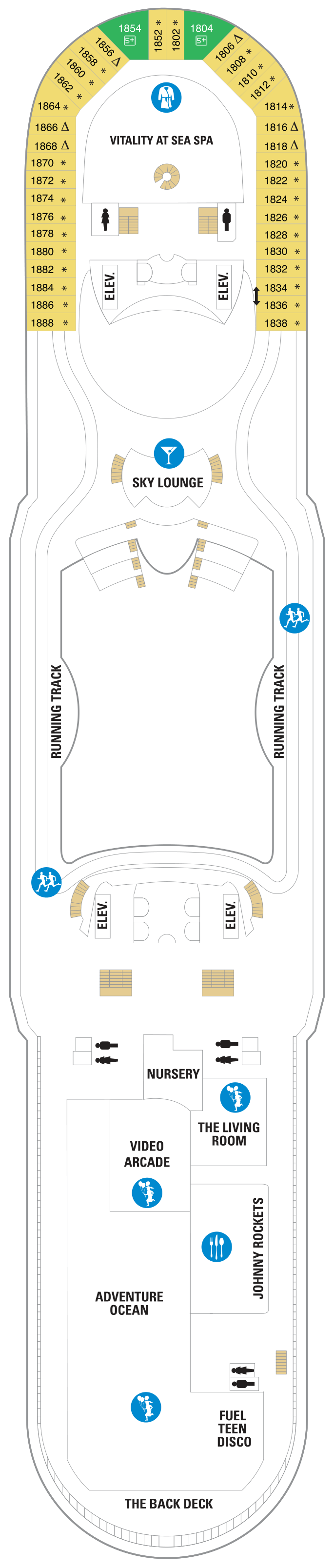 Deck 12(May 2nd, 2022 - October 29th, 2022)